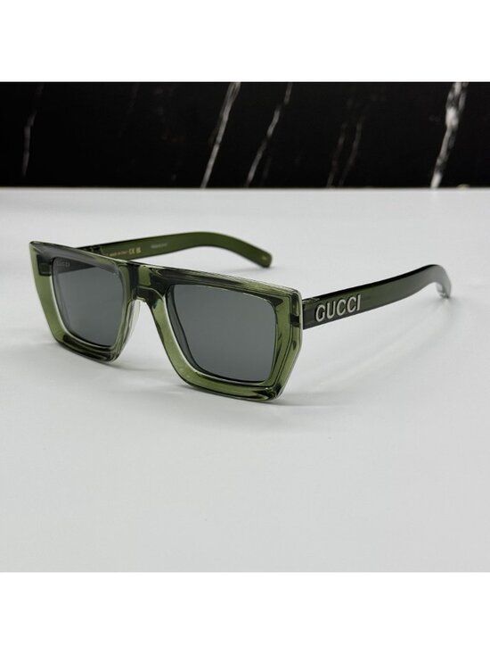 New Gucci GG1723S 004 Green Gray Unisex Sunglasses